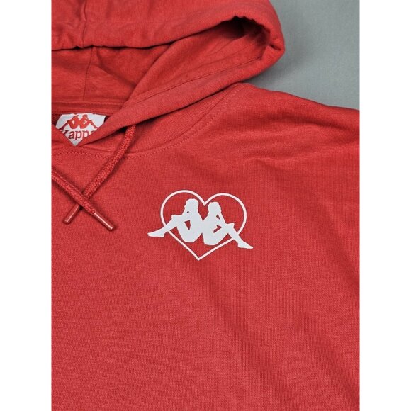 Kappa Authentic Hoodie Womens‎ Lrg. Red Plock Sweatshirt 36155IW-A08. - Picture 6 of 7